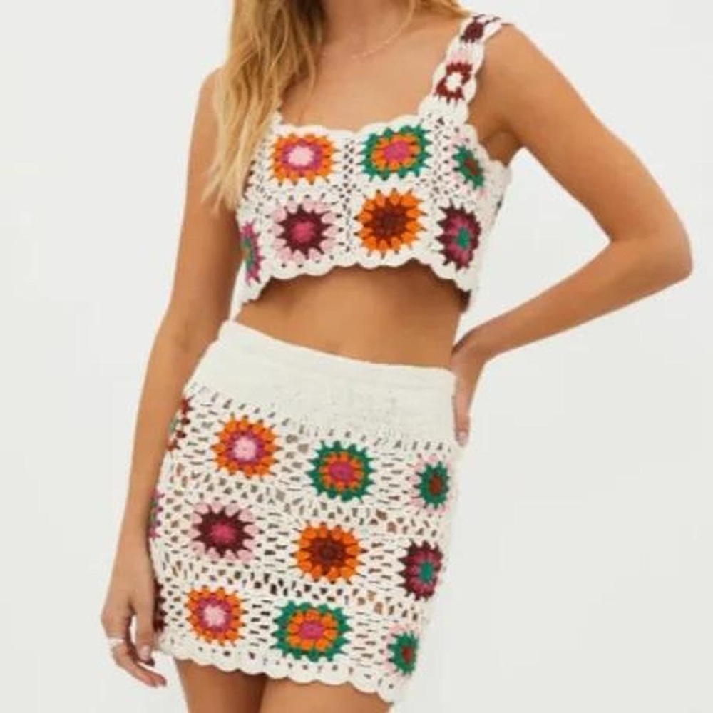 Anthro x Beach Riot Crochet Set
